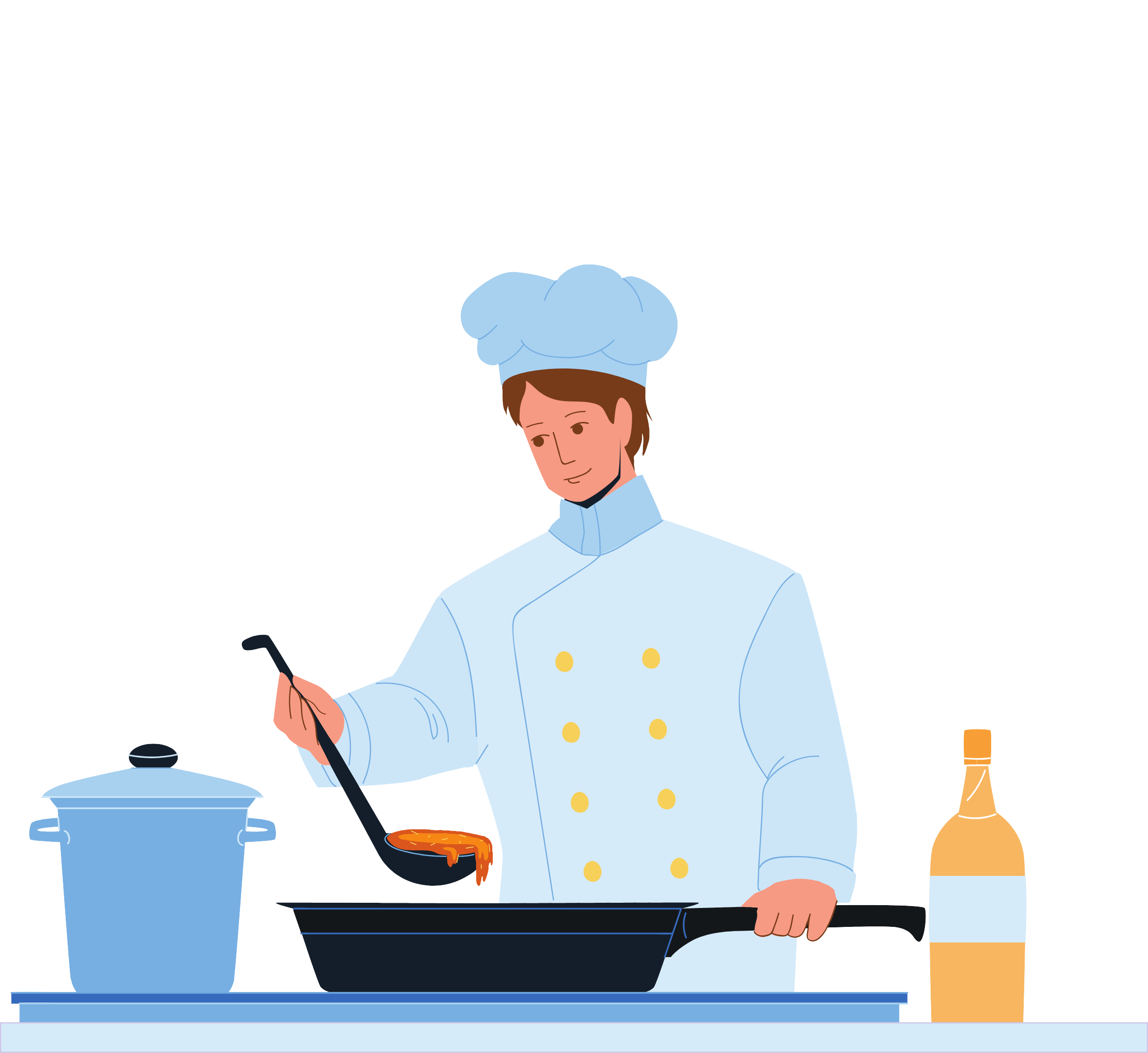 chef with question